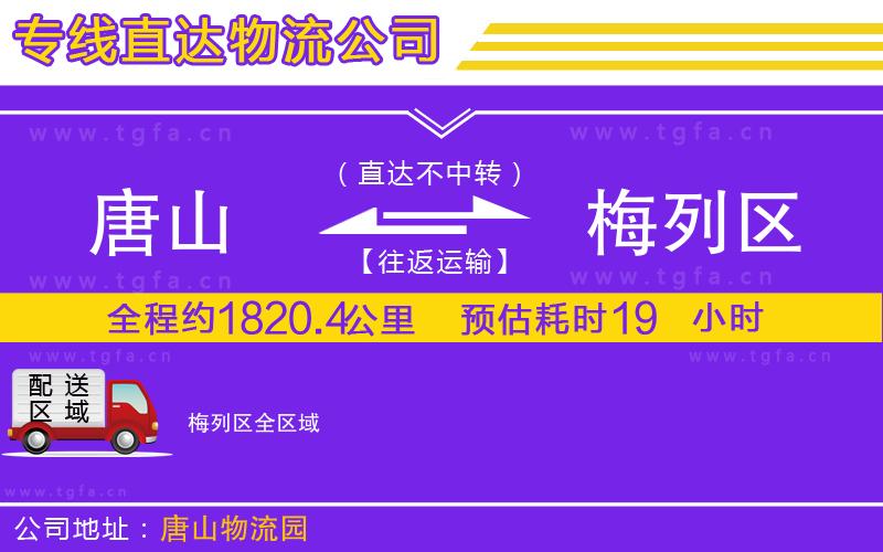 唐山到梅列區(qū)物流專線