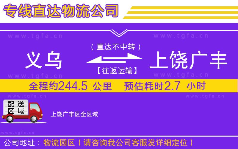 義烏到上饒廣豐區(qū)物流專(zhuān)線(xiàn)