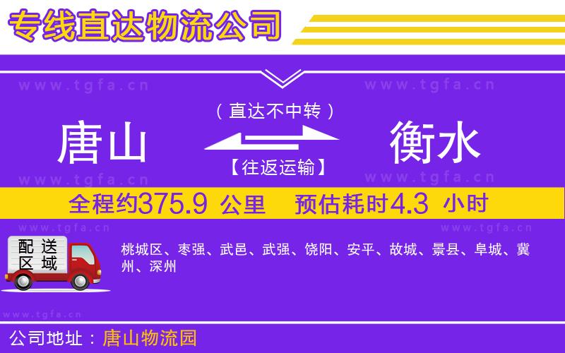 唐山到衡水物流公司