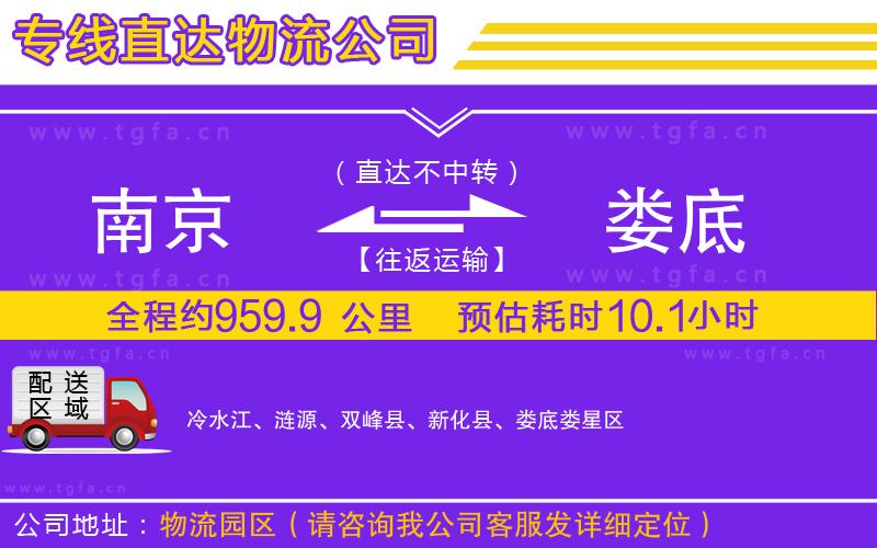 南京到婁底物流專線