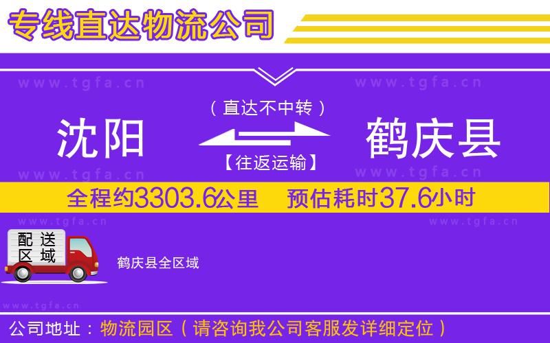 沈陽(yáng)到鶴慶縣物流專(zhuān)線(xiàn)