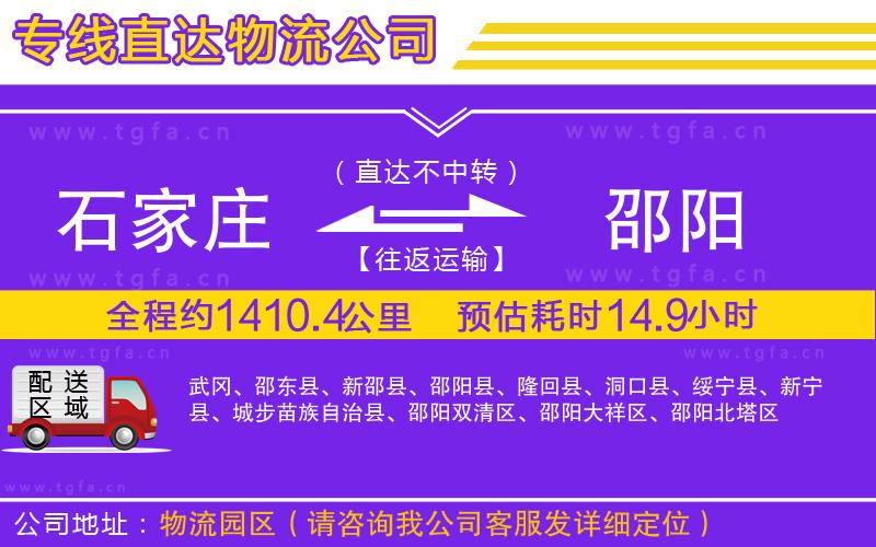 石家莊到邵陽(yáng)物流專線