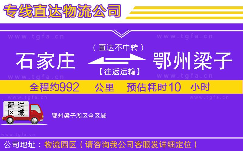 石家莊到鄂州梁子湖區(qū)物流專線