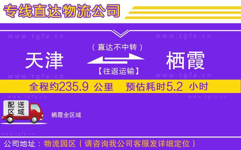 天津到棲霞物流公司