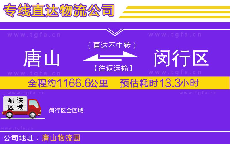 唐山到閔行區(qū)貨運(yùn)公司