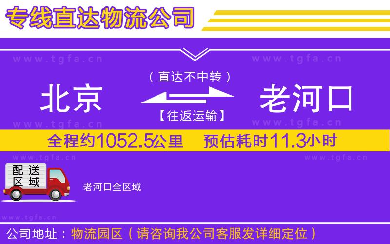 北京到老河口物流專線