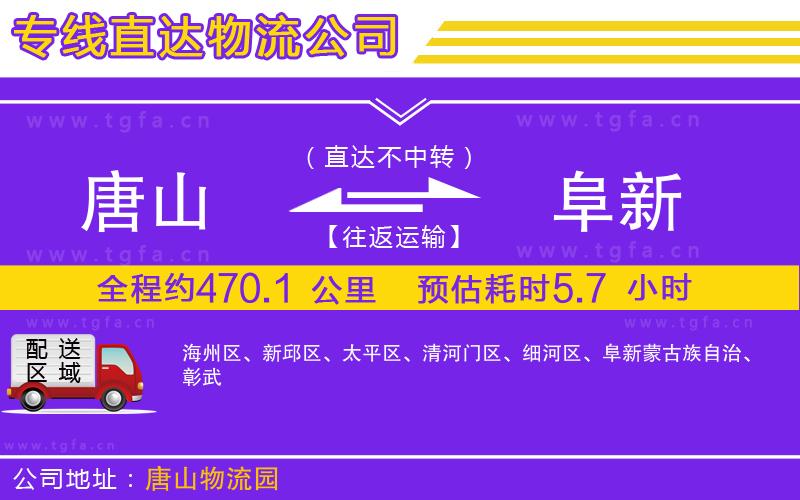 唐山到阜新貨運公司