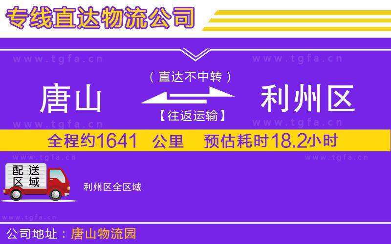 唐山到利州區(qū)貨運(yùn)公司