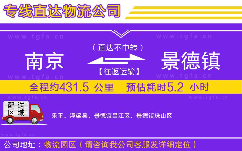 南京到景德鎮(zhèn)物流專線