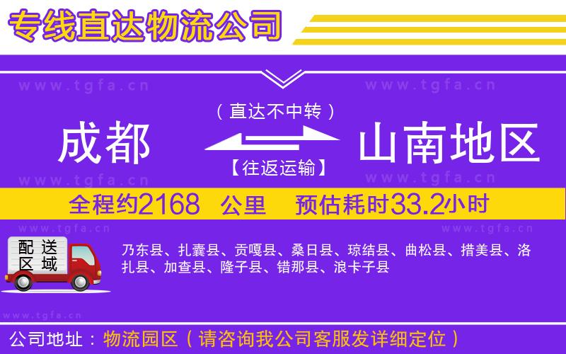 成都到山南地區(qū)物流專線