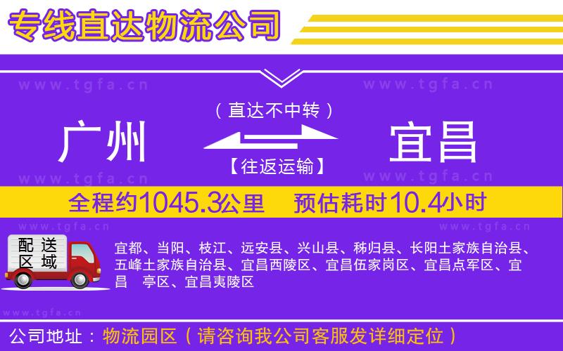 廣州到宜昌物流專線