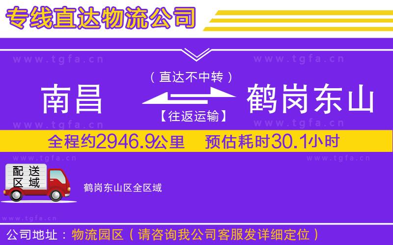 南昌到鶴崗東山區(qū)物流公司