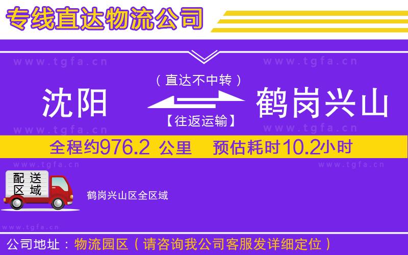 沈陽到鶴崗興山區(qū)物流公司