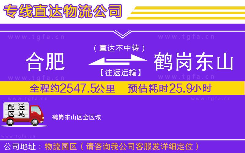 合肥到鶴崗東山區(qū)物流公司