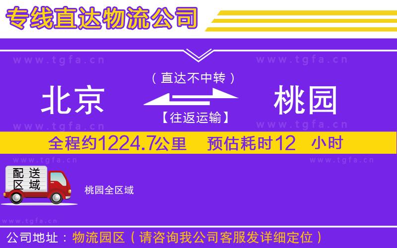 北京到桃園物流公司