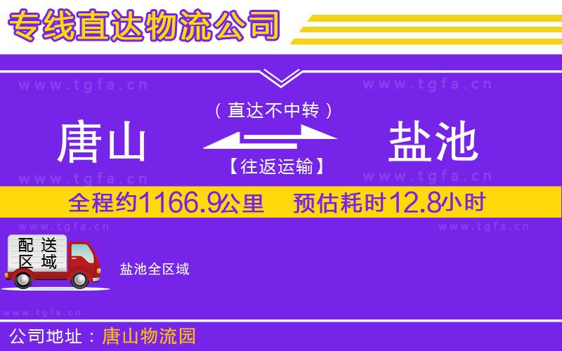 唐山到鹽池物流公司