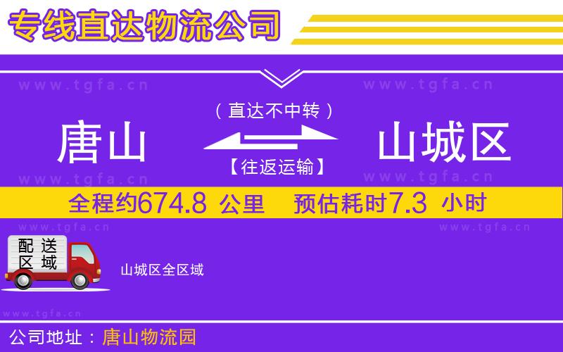 唐山到山城區(qū)物流公司