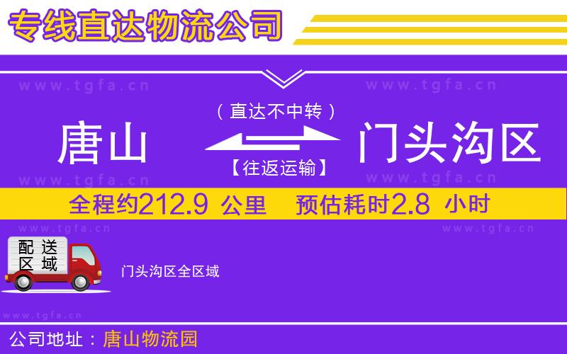 唐山到門(mén)頭溝區(qū)物流公司